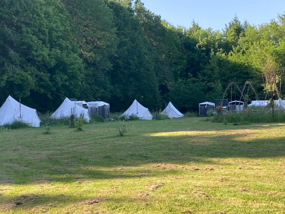 Au Pre Fleuri Eco Glamping Hotel Le Lindois Luaran gambar