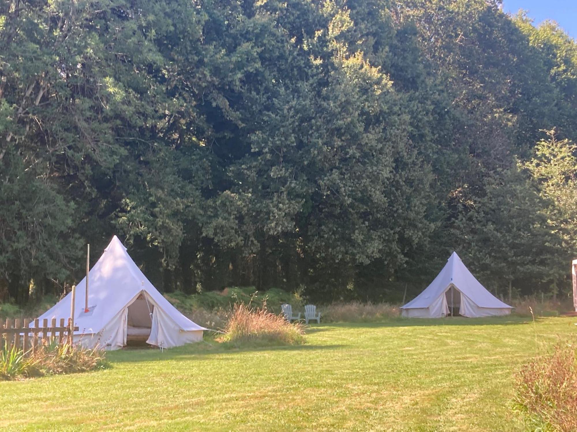 Au Pre Fleuri Eco Glamping Hotel Le Lindois Luaran gambar